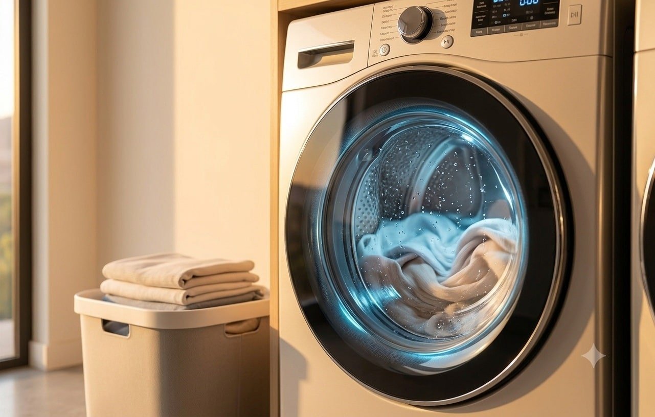 modern washer dryer efficiency
